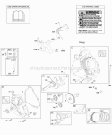 Camshaft Crankcase Cover Crankshaft Cylinder Lubrication OperatorS Manual PistonRingsConnecting Rod Warning Label Diagram and Parts List for 21C214-0111-E1  Briggs and Stratton Engine